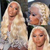 #613 Blonde 13*4 Body Wave Lace frontal Wig